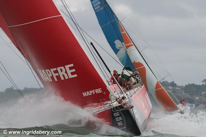 Volvo Ocean Race fleet – Lendy Cowes Week ©  Ingrid Abery