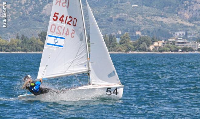Linoy Korn and Omer Bilia (ISR) – 420 and 470 Junior European Championship ©  Elena Giolai/Fraglia Vela Riva