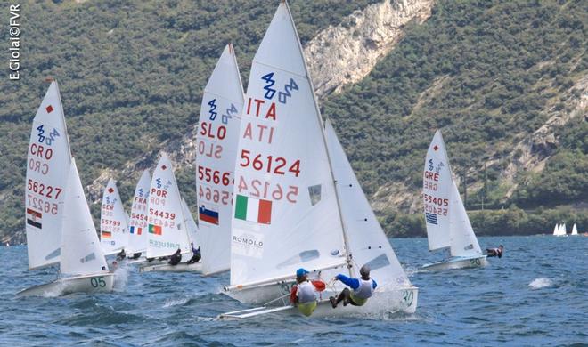 Demetrio Sposato and Gabriele Centrone (ITA) – 420 and 470 Junior European Championship ©  Elena Giolai/Fraglia Vela Riva
