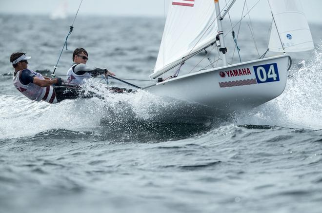 Day 2 – WIley Rogers and Jack Parkin (USA-7) – 470 Junior World Championships © Junichi Hirai/ Bulkhead magazine http://www.bulkhead.jp/