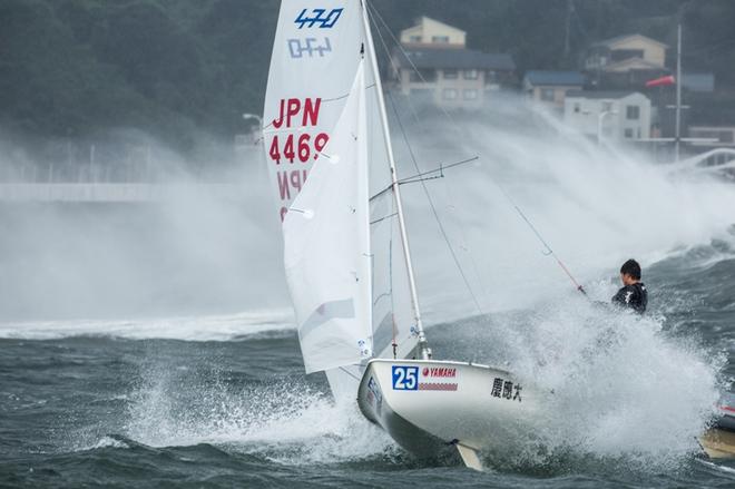 Day 4 – Gota Takamiya and Sora Kubota (JPN-4469) – 470 Junior World Championships © Junichi Hirai/ Bulkhead magazine http://www.bulkhead.jp/