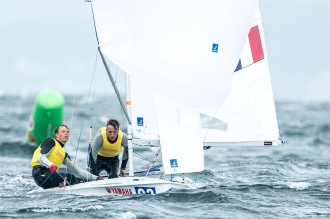 Day 4 – Hippolyte Machetti and Sidoine Dantès (FRA-79) – 470 Junior World Championships © Junichi Hirai/ Bulkhead magazine http://www.bulkhead.jp/