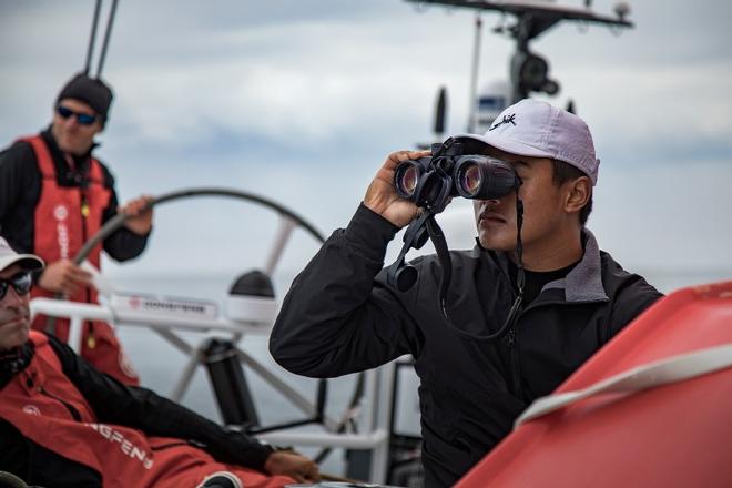 Leg Zero, Saint Malo to Lisbon, on board MAPFRE – Volvo Ocean Race ©  Martin Keruzore / Volvo Ocean Race