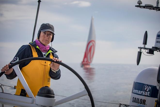 Leg Zero, Saint Malo to Lisbon, on board Turn the Tide on Plastic – Volvo Ocean Race ©  Jeremie Lecaudey / Volvo Ocean Race