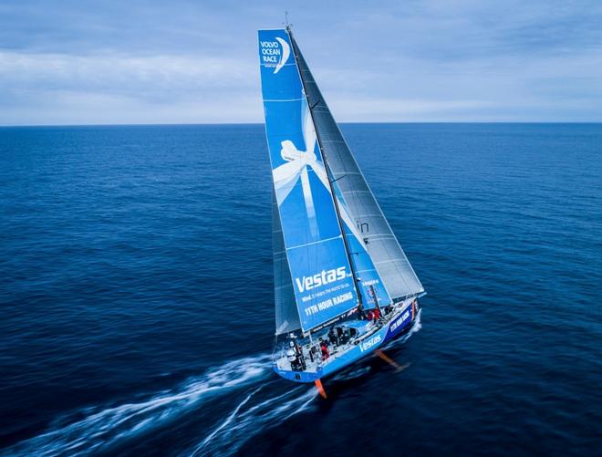 Leg Zero, Saint Malo to Lisbon, on board Vestas 11th Hour Racing – Volvo Ocean Race ©  James Blake / Volvo Ocean Race