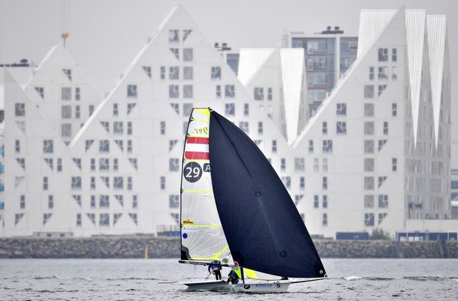 DK: 2017 08 12, Aarhus, Danmark: Test Event, VM i sejlads. Foto: Lars Møller UK: 20170812, Aarhus, Denmark: Test Event World Championships in Sailing. © Lars Moeller