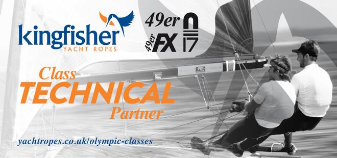 Kingfishr Yach Ropes, 49er and FX class Technical Partner © 49er Class Association http://www.49er.org