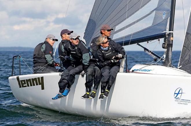 Third place in Corinthian ranking is occupied by Estonian entry Lenny EST790 of Tõnu Tõniste - 2017 Melges 24 World Championship ©  Pierrick Contin http://www.pierrickcontin.fr/