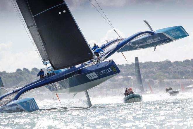 Tony Lawson's Concise 10 at the start of the 47th Rolex Fastnet Race © Paul Wyeth / www.pwpictures.com http://www.pwpictures.com