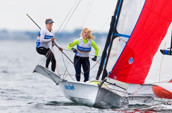 2017 49er, 49er FX and Nacra17 European Championships - Day 3 © Pedro Martinez / Sailing Energy http://www.sailingenergy.com/