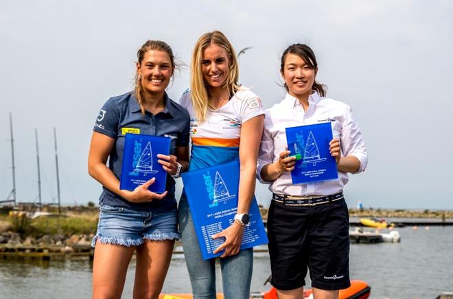 Day 6 – Women's podium – Laser Radial World Championships ©  Thom Touw Photography