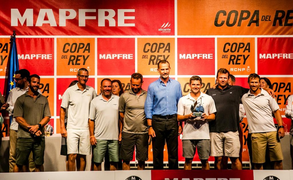 Prizegiving with King Felipe VI - 36 Copa del Rey MAPFRE © Jesus Renedo / GC32 Racing Tour