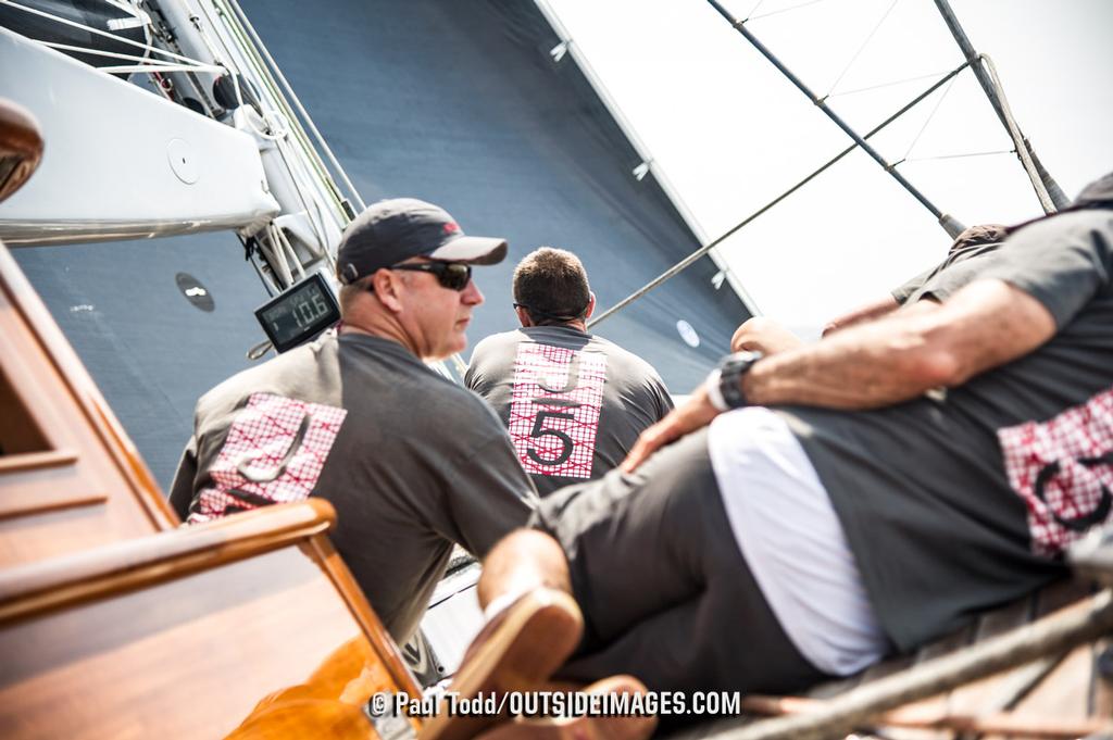 Monday practice day sailing on board RANGER J5. - J Class Worlds, Newport RI © Paul Todd/Outside Images http://www.outsideimages.com