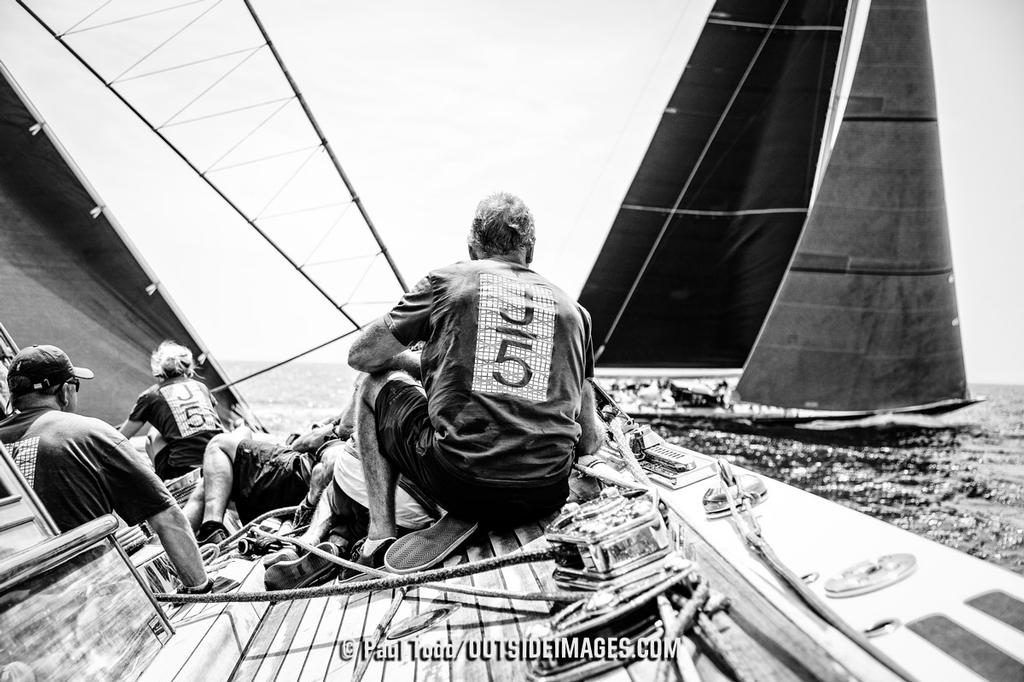 Monday practice day sailing on board RANGER J5. - J Class Worlds, Newport RI © Paul Todd/Outside Images http://www.outsideimages.com