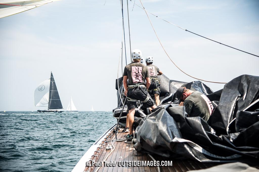 Monday practice day sailing on board RANGER J5. - J Class Worlds, Newport RI © Paul Todd/Outside Images http://www.outsideimages.com