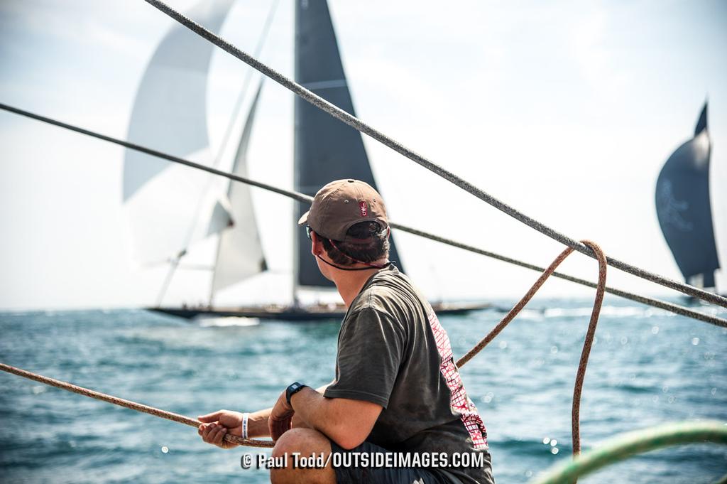 Monday practice day sailing on board RANGER J5. - J Class Worlds, Newport RI © Paul Todd/Outside Images http://www.outsideimages.com