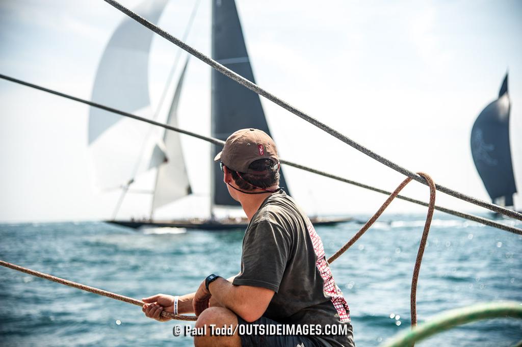 Stock Images of the 2017 J CLASS WORLD CHAMPIONSHIP, hosted by the New York Yacht Club August 21-26 Newport, Rhode Island. Monday practice day sailing on board RANGER J5. Nautical Photography scenes from around Newport and Narragansett for sale. Photography with brilliant colors and tack sharp details pop off the page or wall. We have an extensive collection of nautical stock and marine fine art photography. Water, wave pattern, beach, ocean wave, ocean, surf , splash
Â©Paul Todd/OUTSIDEIMAGES.C photo copyright Paul Todd/Outside Images http://www.outsideimages.com taken at  and featuring the  class