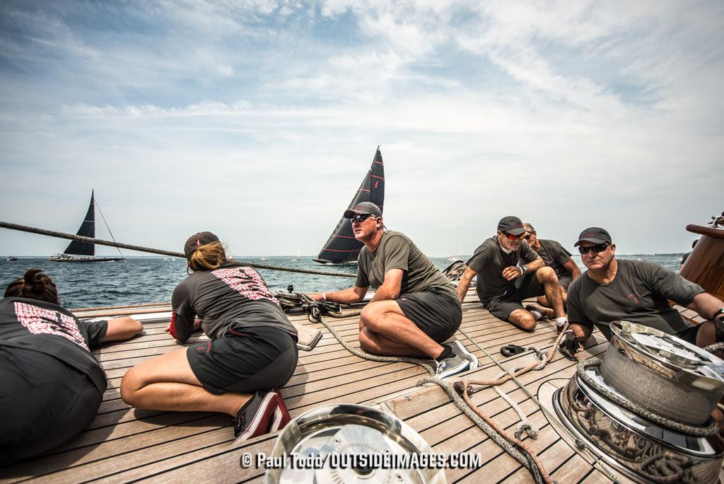 Monday practice day sailing on board RANGER J5. - J Class Worlds, Newport RI © Paul Todd/Outside Images www.outsideimages.com