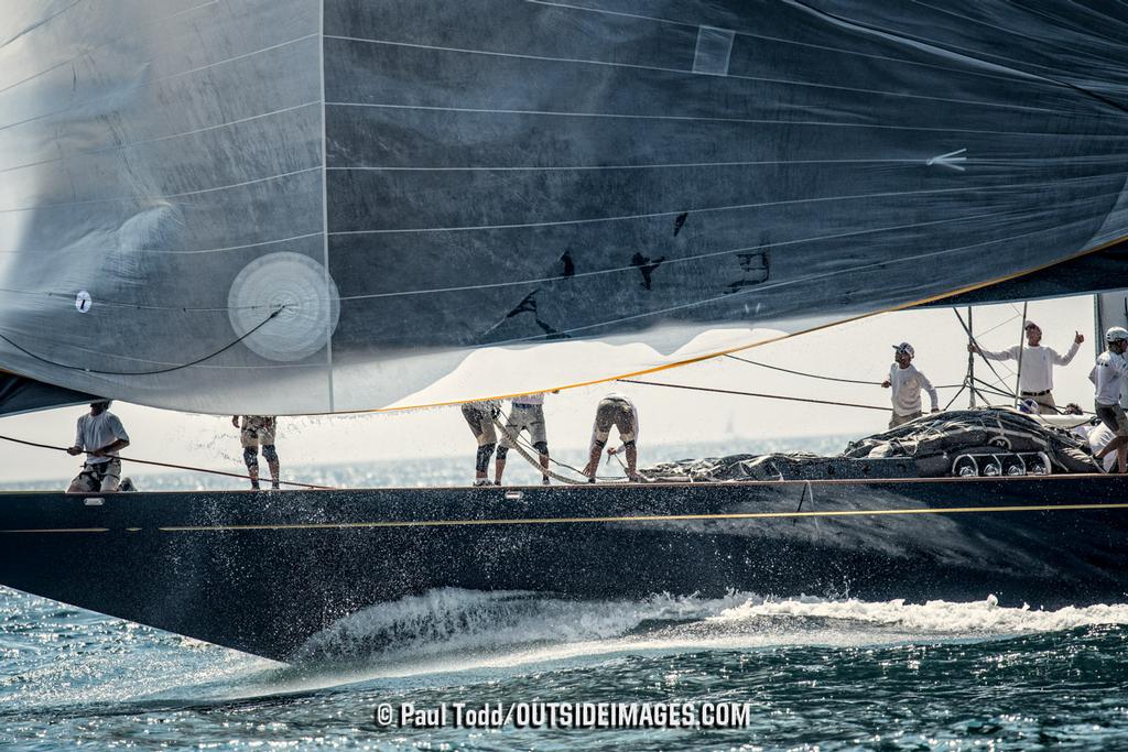 Monday practice day sailing on board RANGER J5. - J Class Worlds, Newport RI © Paul Todd/Outside Images http://www.outsideimages.com