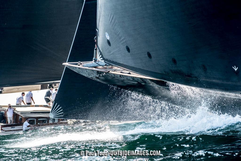 Race Day 2 raced outside the harbor on Rhode Island Sound with a light breeze from 230 degrees. © Paul Todd/Outside Images http://www.outsideimages.com