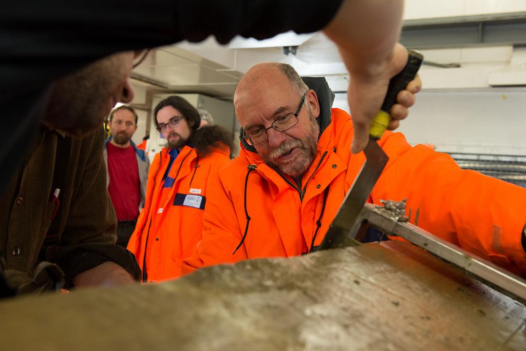 Sediment core © Audun Tholfsen