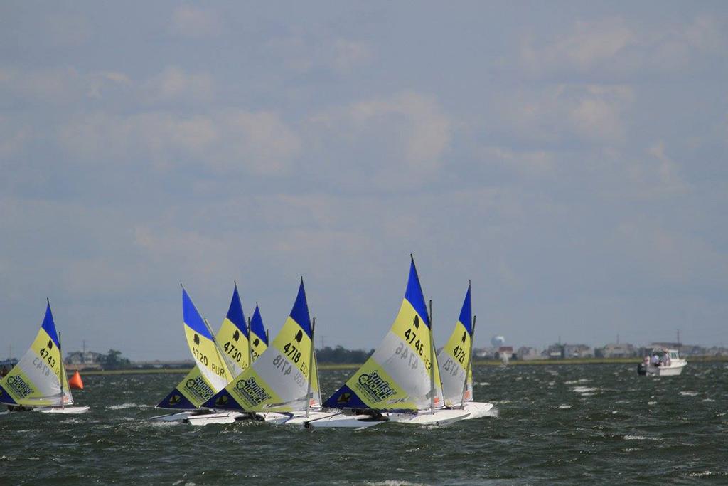 2017 Sunfish World Championship - Day 1 © Brant Beach SF Regatta Pictures