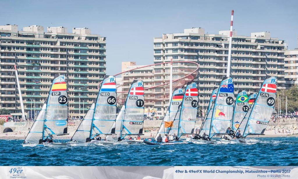  - 2017 49er and 49erFx Worlds, Final day, Portugal &copy; Ricardo Pinto http://www.americascup.com