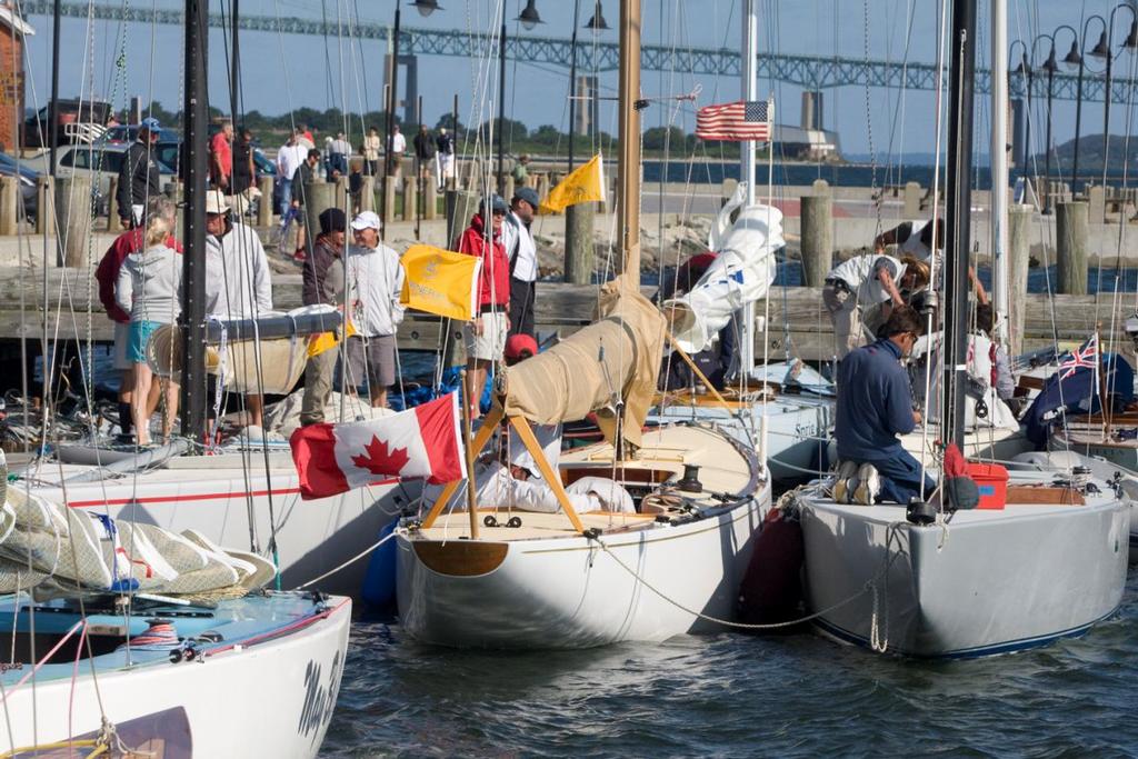 High-level Six Metre regattas attract sailors from all over the world and provide a wonderful social component, in addition to fantastic on-the-water competition © Dana E. Olsen