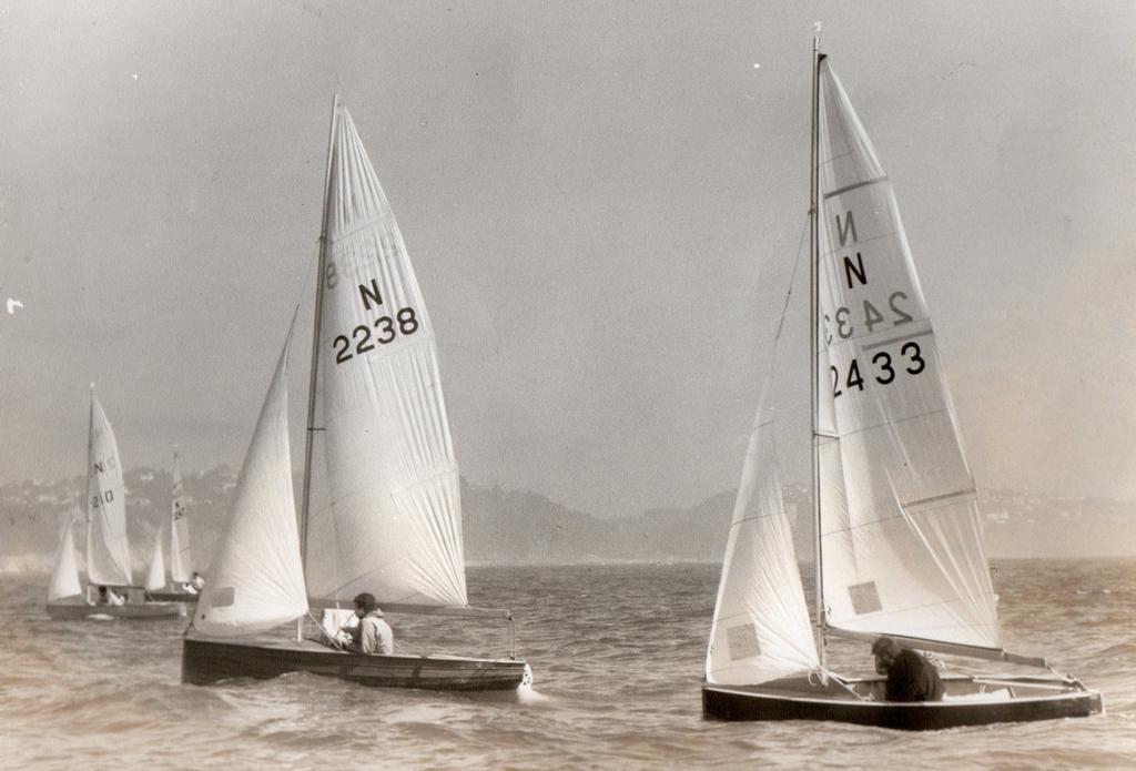 Tom Pearce (2433) during Burton Week at Paignton in 1969 photo copyright Sailing Raceboats taken at  and featuring the  class