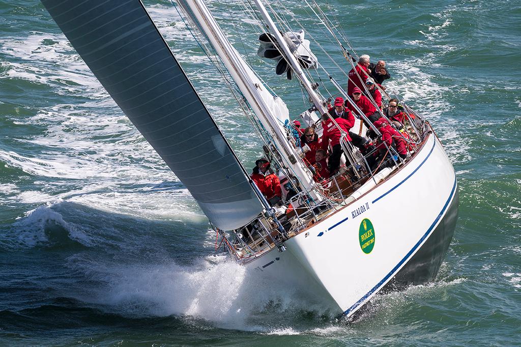 Race Start - Kialoa II, Sail No: AUS 7742, Class: IRC One, Owner: Patrick Broughton, Type: S & S 73 Classic #1713 - Rolex Fastnet Race 2017 ©  Rolex / Carlo Borlenghi http://www.carloborlenghi.net