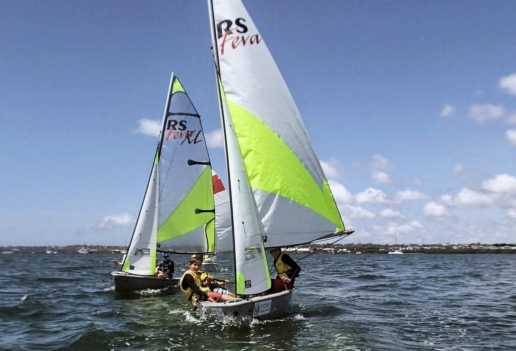 RS Fevas in Sydney Harbour photo copyright Sailing Raceboats taken at  and featuring the  class