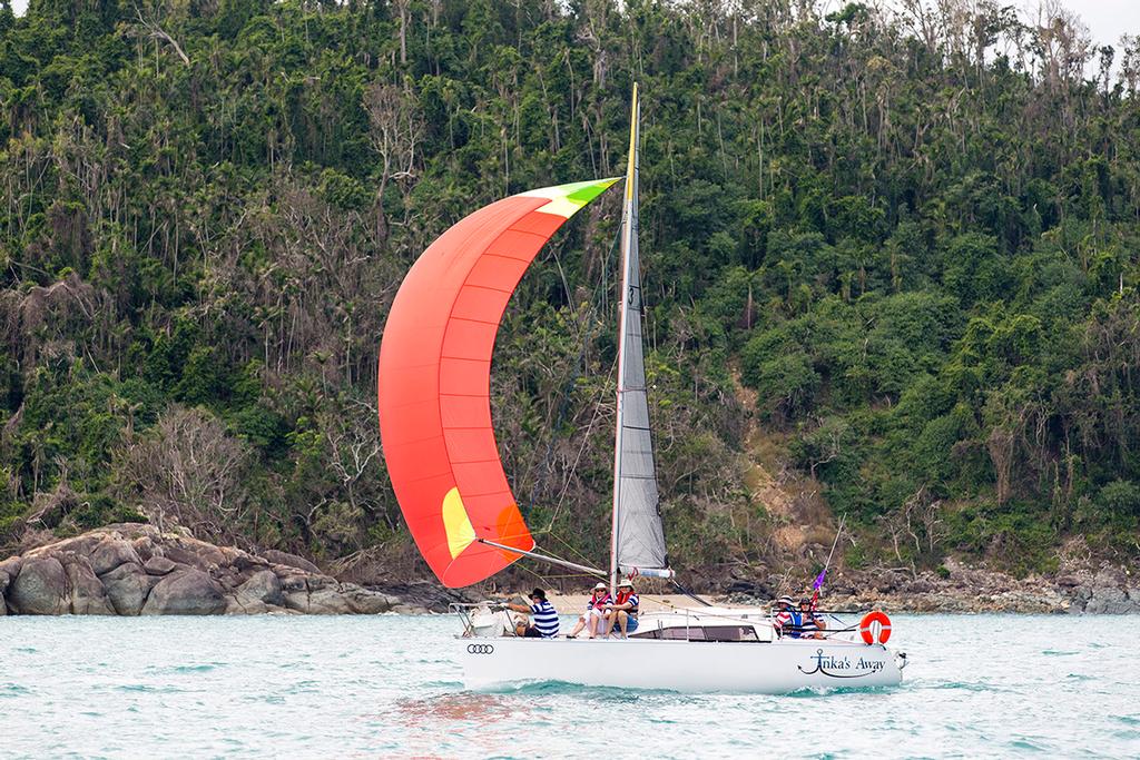 Anka's Away in light winds - Audi Hamilton Island Race Week 2017 photo copyright  Andrea Francolini Photography http://www.afrancolini.com/ taken at  and featuring the  class