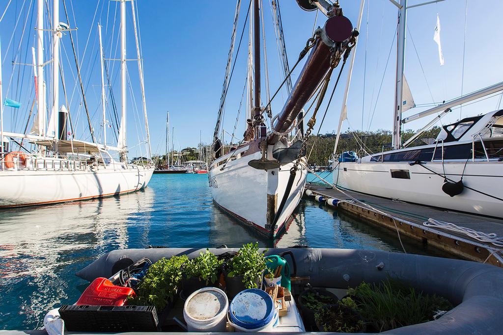 2017 Audi Hamilton Island Race Week - Ruby Charlotte's floating garden photo copyright  Andrea Francolini Photography http://www.afrancolini.com/ taken at  and featuring the  class