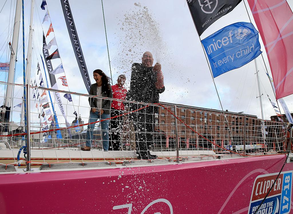 Liverpool 2018 - 2017-18 Clipper Round the World Yacht Race photo copyright PA Wire taken at  and featuring the  class