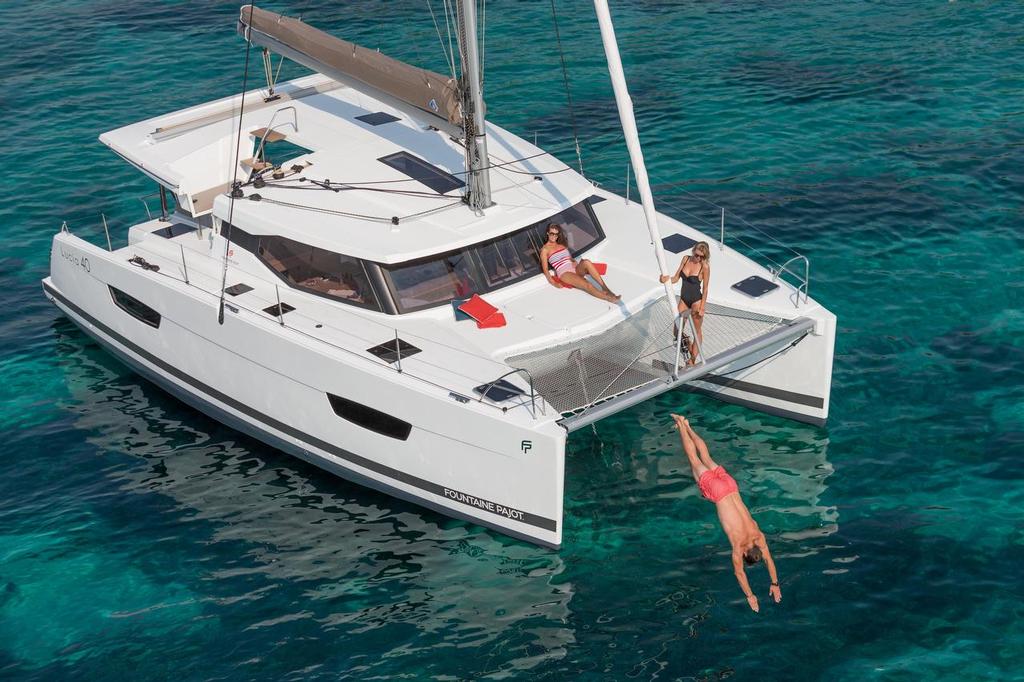 Fountaine Pajot Lucia 40 photo copyright Gilles Martin-Raget taken at  and featuring the  class