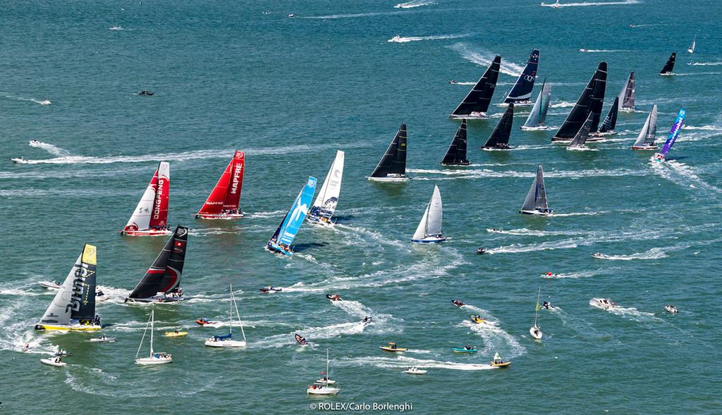 Race Start - 2017 Rolex Fastnet Race ©  Rolex / Carlo Borlenghi http://www.carloborlenghi.net