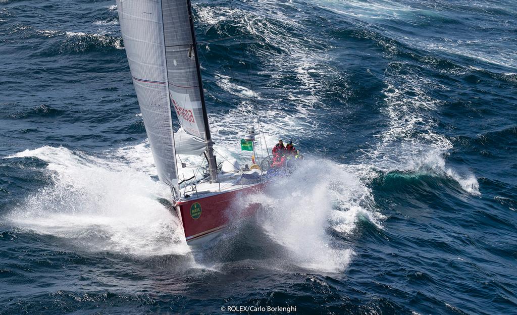 Haspa Hamburg, Sail No: GER 6300, Class: IRC Zero, Owner: Hamburgischer Verein Seefahrt, Type: J/V 52 Custom - 2017 Rolex Fastnet Race ©  Rolex / Carlo Borlenghi http://www.carloborlenghi.net