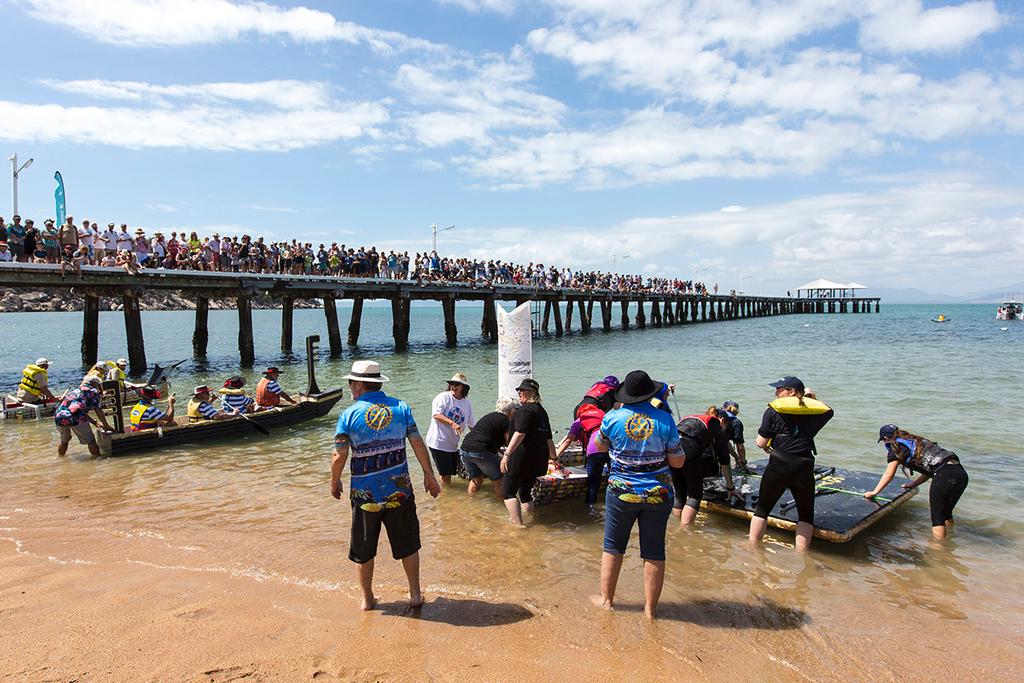Line up for the start of the Beer Can Regatta - SeaLink Magnetic Island Race Week 2017 photo copyright  Andrea Francolini / SMIRW taken at  and featuring the  class