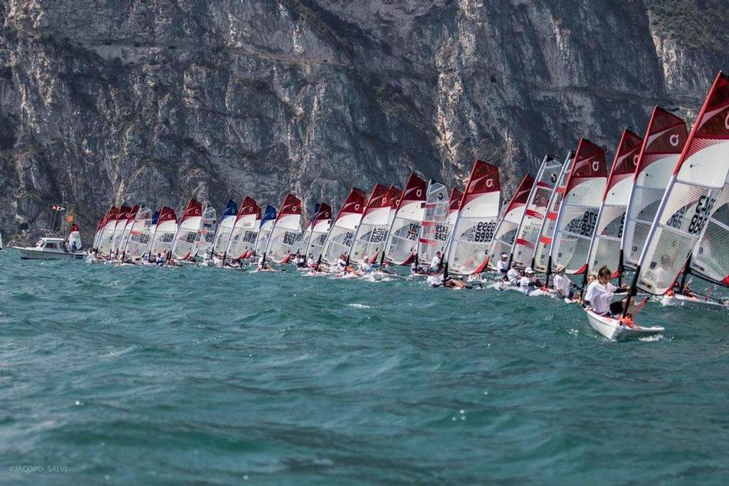 Start Line - O’Pen Bic Worlds 2017 photo copyright O'pen BIC New Zealand taken at  and featuring the  class
