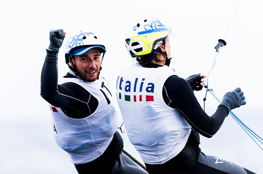 Ruggero Tita and Caterina Banti - 2017 49er, 49er FX and Nacra 17 European Championships ©  Pedro Martinez / Sailing Energy