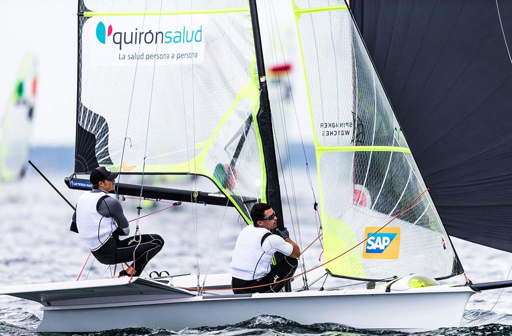 2017 49er, 49er FX and Nacra17 European Championships - Day 3 © Pedro Martinez / Sailing Energy http://www.sailingenergy.com/