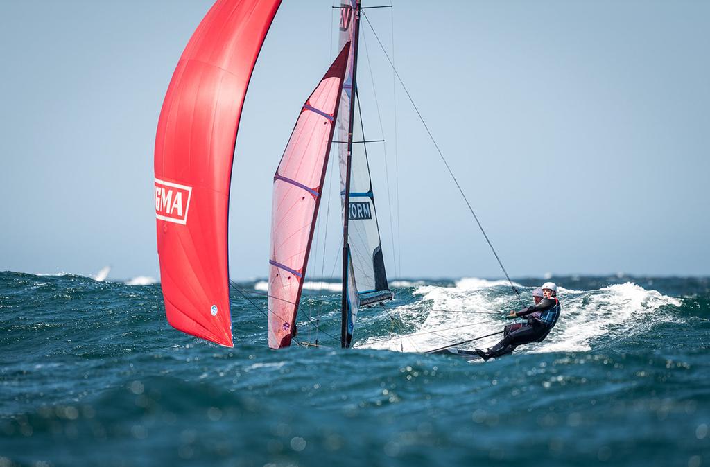 2017 49er and FX World Championship photo copyright Ricardo Pinto http://www.americascup.com taken at  and featuring the  class