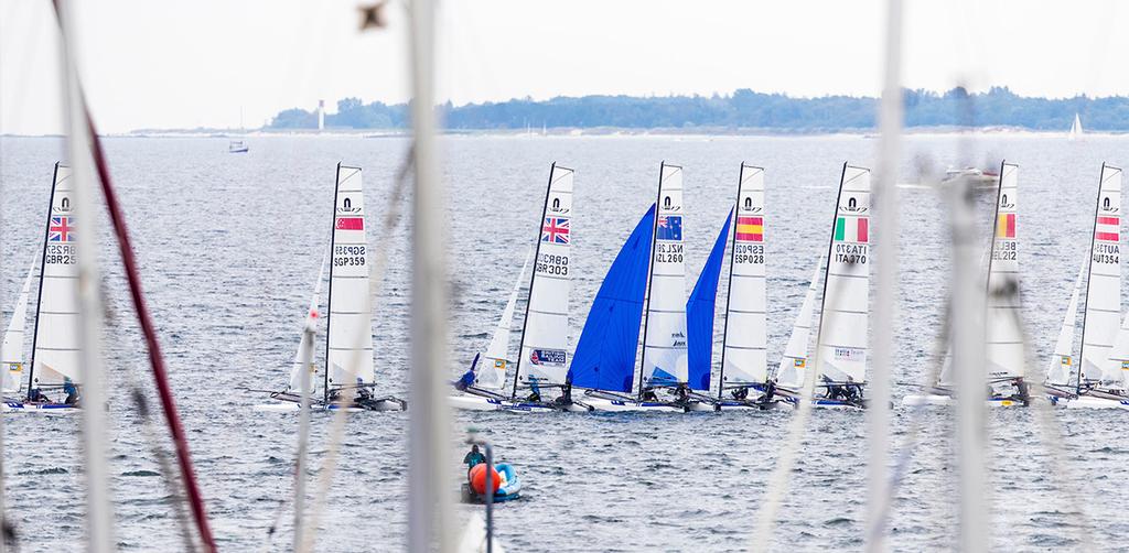 2017 49er, 49er FX and Nacra17 European Championships - Day 3 © Pedro Martinez / Sailing Energy http://www.sailingenergy.com/