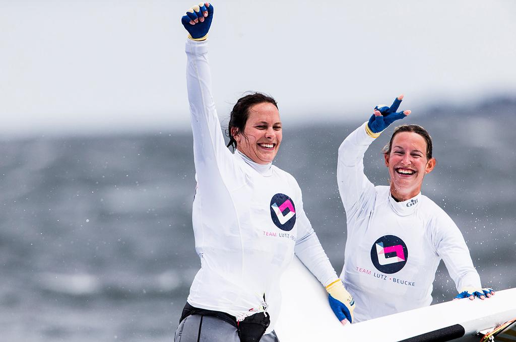 Tina Lutz and Susan Beucke - 2017 49er, 49er FX and Nacra 17 European Championships ©  Pedro Martinez / Sailing Energy