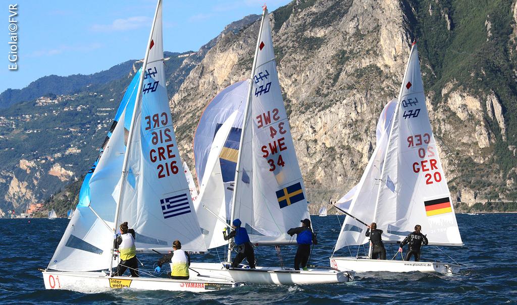 470 Women on race day 5 - 2017 420 & 470 Junior European Championship photo copyright Elena Giolai taken at  and featuring the  class