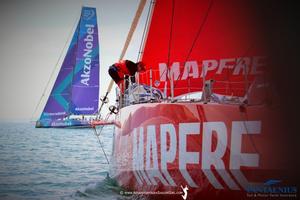 Volvo Ocean Race – Leg 0 start photo copyright  Nic Douglass / www.AdventuresofaSailorGirl.com taken at  and featuring the  class