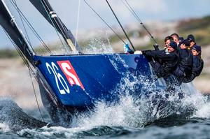 Artemis Racing racing on home waters in Marstrand 2015 photo copyright  Pedro Martinez / Martinez Studio / RC44 taken at  and featuring the  class