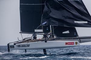 Erik Maris' Zoulou won the ANONIMO Speed Challenge today – 36 Copa del Rey MAPFRE photo copyright Jesus Renedo / GC32 Racing Tour taken at  and featuring the  class