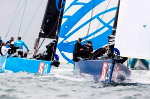 Artemis Racing winning Race 9 in Marstrand – RC44 Marstrand World Championship photo copyright  Pedro Martinez / Martinez Studio / RC44 taken at  and featuring the  class