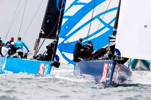 Artemis Racing winning Race 9 in Marstrand – RC44 Marstrand World Championship photo copyright  Pedro Martinez / Martinez Studio / RC44 taken at  and featuring the  class